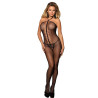 Subblime - 951979 Bodystocking Réseille Avec Haut Licou Noir Taille Unique